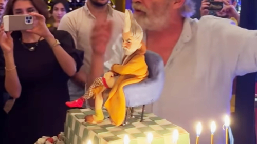 Haluk Bilginer'e sürpriz kutlama