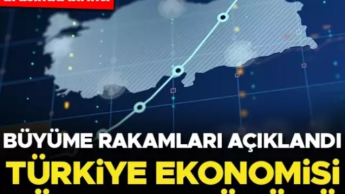 Türkiye'nin 2023 yılı büyüme rakamları açıklandı