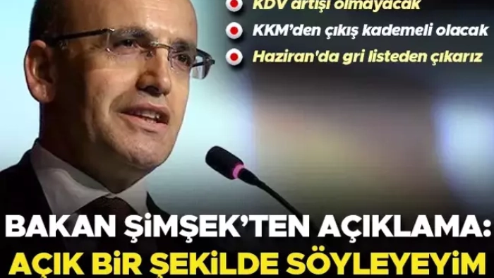 Seçim sonrası yeni vergiler iddiası... Bakan Şimşek: MTV'de yeni düzenleme yok, KDV artışı olmayacak